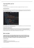 Some of my study notes for HTML and CSS (and flexbox)