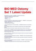 BIO MED Ostomy  Set 1 Latest Update 
