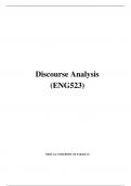 Class notes discourse analysis -eng523 