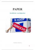 NTI HBO RECHTEN Paper Juridische Vaardigheden. CIJFER: 8,9!!!