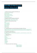2023 BIOS 251 With Complete  Solutions &lpar;Study Guide&rpar;