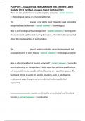 PGA PGM 3&period;0 Qualifying Test Questions and Answers Latest Update 2023 Verified Answers Latest Update 2023
