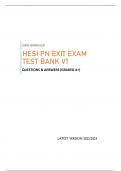 Exam (elaborations) hesi pn 
