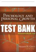 Test Bank For Psychology and Personal Growth 8th Edition All Chapters - 9780205626755