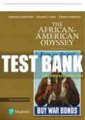 Test Bank For African-American Odyssey, The, Volume 2 7th Edition All Chapters - 9780137536757