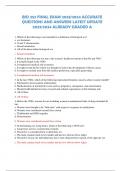 BIO 252 FINAL EXAM 2023&sol;2024 ACCURATE QUESTIONS AND ANSWERS LATEST UPDATE 2023&sol;2024 ALREADY GRADED A