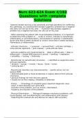 Nurs 623-624 Exam 4&sol;183 Questions with complete Solutions