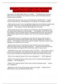 Bonent 2023 Exam&sol;164 Answered Questions&sol;100&percnt; Fully Solved