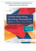 test&lowbar;bank&lowbar;for&lowbar;understanding&lowbar;nursing&lowbar;research&lowbar;7th&lowbar;edition&lowbar;susan&lowbar;grove&lowbar;jennifer&lowbar;gray 2023 Complete Study Guide