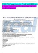 BUNDLE &colon; VATI PN COMPREHENSIVE PREDICTOR COMPLETE EXAMS BUNDLE WITH ALL RECENTLY TESTED QUESTIONS&period; ACTUAL EXAMS WITH CORRECT VERIFIED ANSWERS&period; A&plus; GRADED&period;