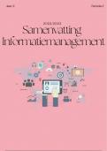Samenvatting -  Informatiemanagement Hoofdstuk 1&comma;5&comma;6&comma;7 en 9