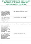PN ATI COMPREHENSIVE EXIT EXAMS WITH NGN PART 2 100&percnt; VERIFIED QUESTIONS AND ANSWERS