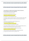 ATI RN COMMUNITY HEALTH ONLINE PRACTICE LATEST UPDATE