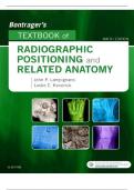 Test Bank for Bontragers Textbook of Radiographic Positioning and Related Anatomy 10th Edition by Lampignano
