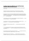 Louisiana Insurance Adjuster Laws and Fines Exam Questions With Verified Answers 