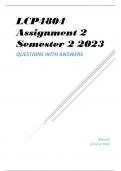 LCP4804 Assignment 2 Semester 2 2023