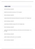 NSG 503 Exam 1 Questions With Complete Solutions