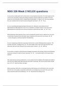 NSG 326 Week 2 NCLEX 45 questions With Complete Solutions