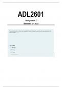ADL2601 Assignment 2 Semester 2 - 2023