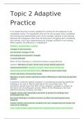 MGT 420 Topic 2 - Adaptive Practice