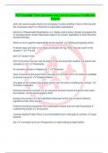 NJ Casualty Test Questions and Correct Answers &lpar;Verified by Expert