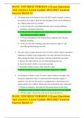 DANC 2325 HESI VERSION 4 Exam Questions And Answers Latest Update 2022&sol;2023 Assured Success Rated A&plus;