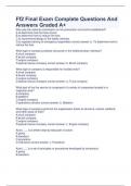 Ff2 Final Exam Complete Questions And Answers Graded A&plus;