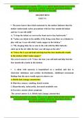 MDA 224 HESI EXIT V2 (NEW) 160Q & As) BEST NEW EXAM SOLUTION GUARANTEED SUCCESS, LATEST UPDATE 2022/2023 HIGHLY RATED &GRADED A +SCORE