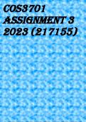 COS3701 Assignment 3 2023