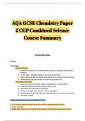 GCSE AQA HIGHER Paper 2 Chemistry Revision Resource: Practicals & Questions Summary