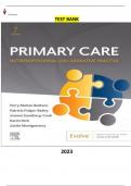 Test Bank - Primary Care;Interprofessional Collaborative Practice 7th Edition by Terry Mahan Buttaro, Patricia Polgar-Bailey, Joanne Sandberg-Cook, Karen L. Dick & Justin B. Montgomery - Complete, Elaborated and Latest Test Bank. ALL Units (1-23) Included