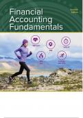 Financial Accounting Fundamentals Wild 7th Edition- Test Bank