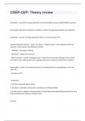 CSEP-CEP&colon; Theory review questions and answers 2023