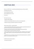 CSEP-Path questions and answer reviewed 2023&period;