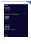 p&c insurance exam study questions with all verified answers 2023&sol;2024