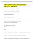 A&P TEST 1 REVIEW QUESTIONS 2023&lpar;ALL SOLVED&rpar;