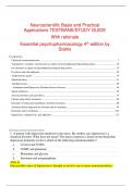Neuroscientific Basis and Practical Applications TESTBANK/STUDY GUIDE With rationale