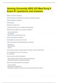 Herzing University NSG 223 Med Surg II Exam &num;1 questions and answers