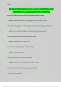 RN CONCEPT-BASED ASSESS LEVEL 1 QUESTIONS AND ANSWERS &lpar;2023&sol;2024&rpar; &lpar;VERIFIED ANSWERS&rpar;