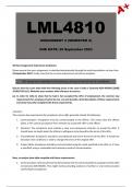 LML4810 Assignment 2 (Semester 2) - Due 25 September 2023