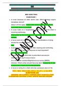 PSYC MISC MED SURG FINAL EXAM 1, 2,3 &4 (314 QUESTIONS