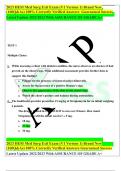 2023 HESI Med Surg Exit Exam &lpar;V1 Version 1&rpar; Brand New &lpar;160Q&As&rpar; 100&percnt; Correctly Verified Answers Guaranteed Success