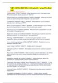 NHA CCMA practice tests 2023 Graded A&plus;&lpar;Real practice&rpar; Updated Answers