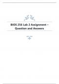 BIOS 256 Lab 2 Assignment – Question and Answers.
