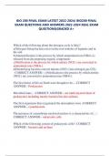 BIO 200 FINAL EXAMLATEST 2022-2024/ BIO200 FINAL  EXAM QUESTIONS AND ANSWERS 2022-2024 REAL EXAM  QUESTIONS|GRADED A+