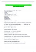 BIOD 151 MODULE 4 PRACTICE QUESTIONS AND ANSWERS STUDY  GUIDE UPDATED 2022&sol;2023
