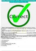 Law & Ethics Exam for California RDH Actual Exam Questions with  Correct Answers Updated 2023-2024