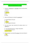 APEA 3p Final Exam Questions and Answers CORRECT 100% GUARANTEED A+ PASS