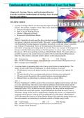 Test Bank Fundamentals of Nursing 2nd Edition Yoost