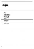 Aqa AS Biology 7401&sol;2 Mark Scheme June2023 Approved&period;